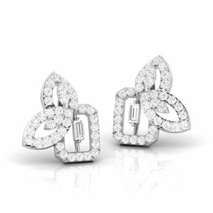 Jewelove™ Earrings Beautiful Platinum Diamond Earrings for Women JL PT E OLS 4