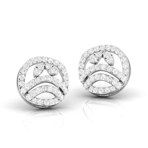 Jewelove™ Earrings Beautiful Platinum Diamond Earrings for Women JL PT E OLS 48