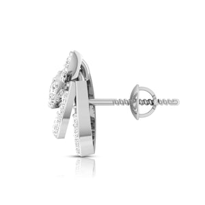 Jewelove™ Earrings Beautiful Platinum Diamond Earrings for Women JL PT E OLS 50