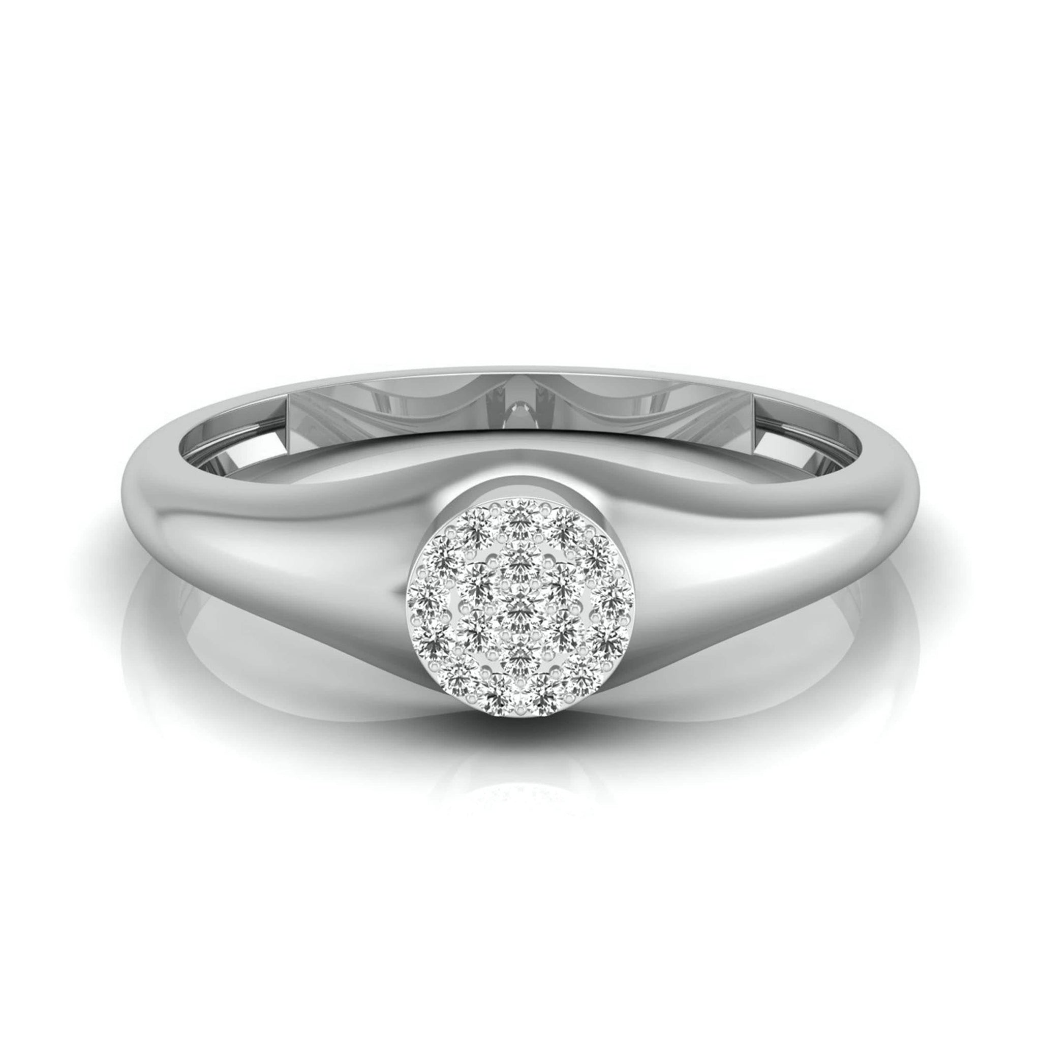 Jewelove™ Rings Beautiful Platinum Diamond Engagement Ring JL PT LR 7025