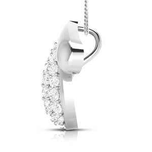 Jewelove™ Pendants & Earrings Beautiful Platinum Diamond Pendant Set for Women JL PT P 41-A