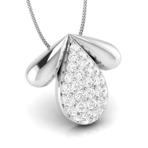 Jewelove™ Pendants & Earrings Beautiful Platinum Diamond Pendant Set for Women JL PT P 41-A