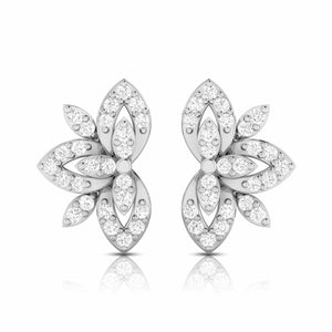 Jewelove™ Earrings Beautiful Platinum Earrings with Diamonds for Women JL PT E ST 2022