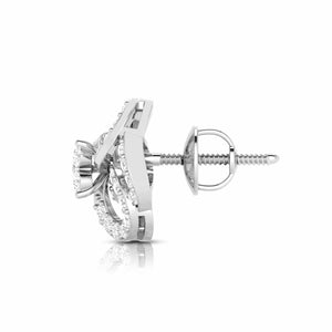 Jewelove™ Earrings Beautiful Platinum Earrings with Diamonds for Women JL PT E ST 2030