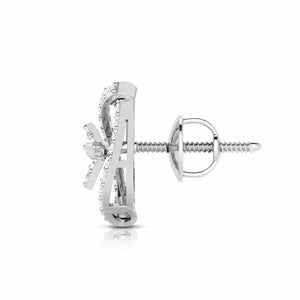 Jewelove™ Earrings Beautiful Platinum Earrings with Diamonds for Women JL PT E ST 2107