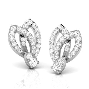 Jewelove™ Earrings Beautiful Platinum Earrings with Diamonds JL PT E ST 2201