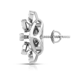 Jewelove™ Earrings Beautiful Platinum Earrings with Diamonds JL PT E ST 2203