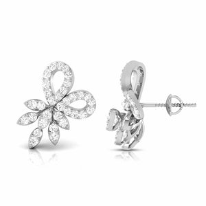 Jewelove™ Earrings Beautiful Platinum Earrings with Diamonds JL PT E ST 2206