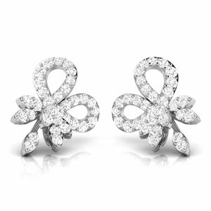 Jewelove™ Earrings Beautiful Platinum Earrings with Diamonds JL PT E ST 2206