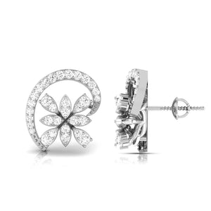 Jewelove™ Earrings Beautiful Platinum Earrings with Diamonds JL PT E ST 2207