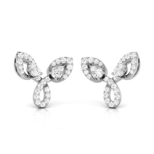 Jewelove™ Earrings Beautiful Platinum Earrings with Diamonds JL PT E ST 2208