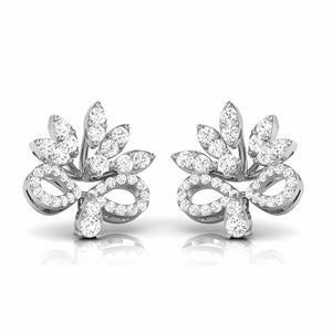 Jewelove™ Earrings SI IJ Beautiful Platinum Earrings with Diamonds JL PT E ST 2211