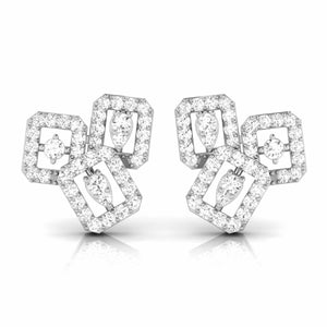 Jewelove™ Earrings Beautiful Platinum Earrings with Diamonds JL PT E ST 2212