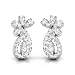 Jewelove™ Earrings Beautiful Platinum Earrings with Diamonds JL PT E ST 2244