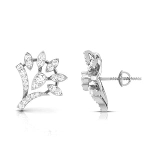 Jewelove™ Earrings Beautiful Platinum Earrings with Diamonds JL PT E ST 2245