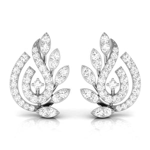 Jewelove™ Earrings Beautiful Platinum Earrings with Diamonds JL PT E ST 2247