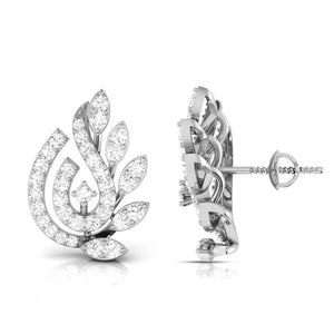 Jewelove™ Earrings Beautiful Platinum Earrings with Diamonds JL PT E ST 2247