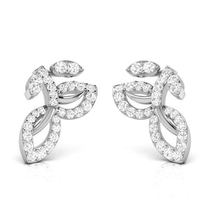 Jewelove™ Earrings Beautiful Platinum Earrings with Diamonds JL PT E ST 2248