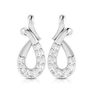 Jewelove™ Pendants & Earrings Beautiful Platinum with Diamond Pendant Set for Women JL PT P 2420