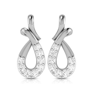 Jewelove™ Pendants & Earrings Beautiful Platinum with Diamond Pendant Set for Women JL PT P 2420