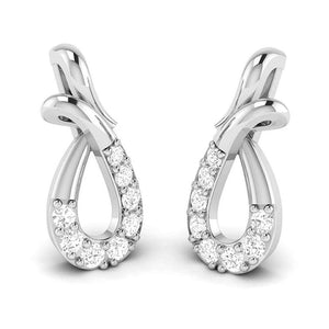 Jewelove™ Pendants & Earrings Beautiful Platinum with Diamond Pendant Set for Women JL PT P 2420