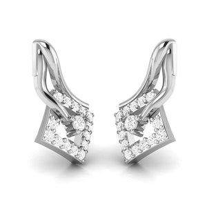 Jewelove™ Pendants & Earrings Beautiful Platinum with Diamond Pendant Set  for Women JL PT P 2421