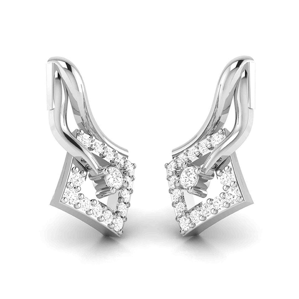 Jewelove™ Pendants & Earrings Beautiful Platinum with Diamond Pendant Set  for Women JL PT P 2421