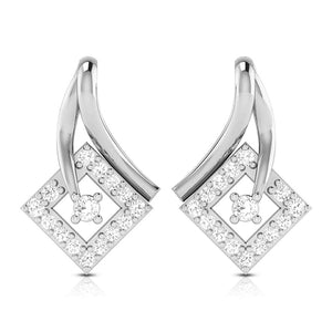 Jewelove™ Pendants & Earrings Earrings only Beautiful Platinum with Diamond Pendant Set  for Women JL PT P 2421