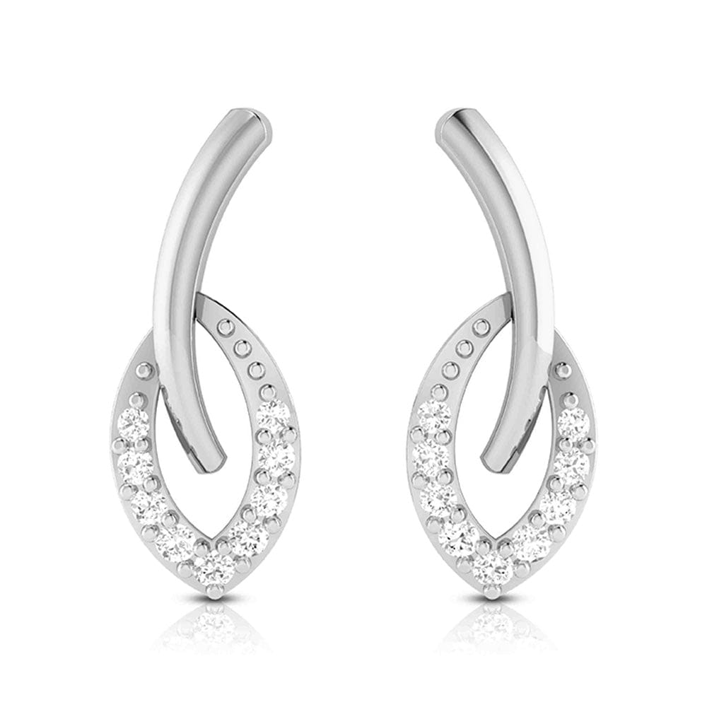 Jewelove™ Pendants & Earrings Beautiful Platinum with Diamond Pendant Set for Women JL PT P 2422