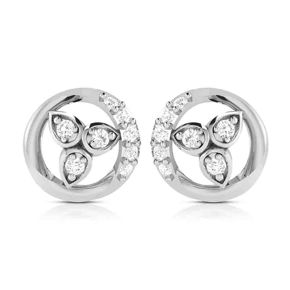 Jewelove™ Pendants & Earrings Earrings only Beautiful Platinum with Diamond Pendant Set for Women JL PT P 2426