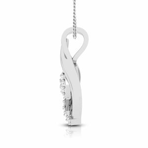 Jewelove™ Pendants & Earrings Beautiful Platinum with Diamond Pendant Set for Women JL PT P 2427