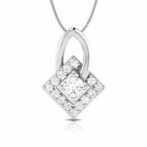 Jewelove™ Pendants & Earrings Pendant only Beautiful Platinum with Diamond Pendant Set for Women JL PT P 2428