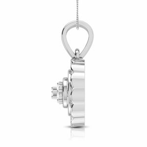 Jewelove™ Pendants & Earrings Beautiful Platinum with Diamond Pendant Set for Women JL PT P 2451