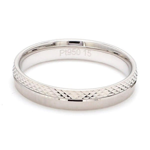 Jewelove™ Rings Better Half Japanese Platinum Rings for Couples JL PT 942