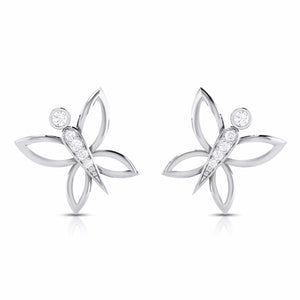 Jewelove™ Pendants & Earrings Butterfly Platinum Diamond Pendant Set JL PT P BT 43-A