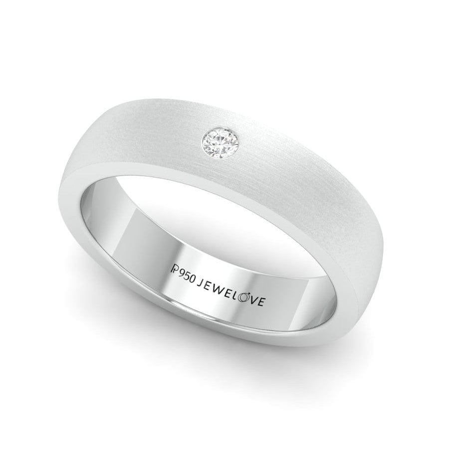 Silver Plain Couple Ring – italiansilver925.in