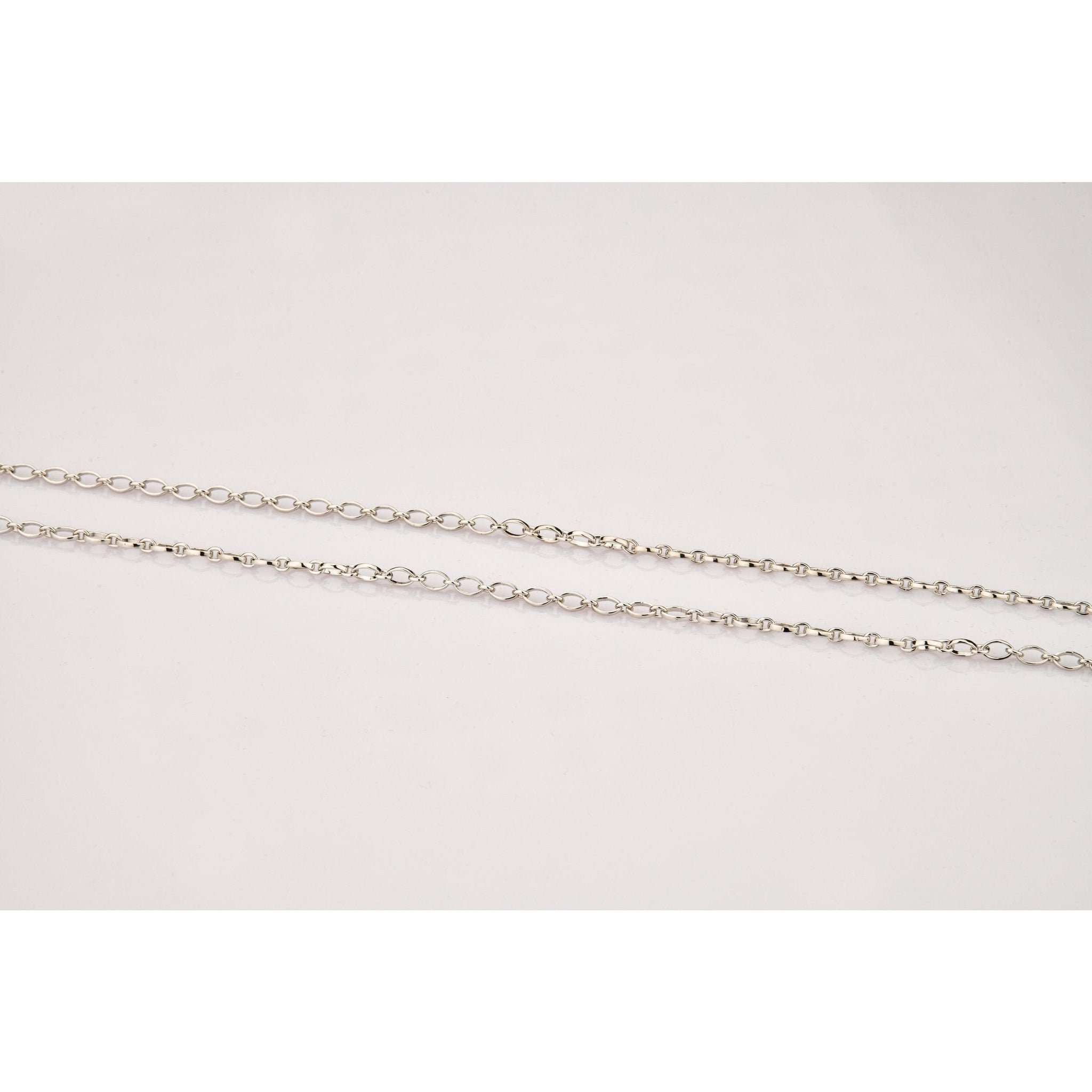 Classic Round Link Platinum Chain JL PT 787