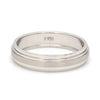 Jewelove™ Rings VVS GH / Men's Band only Classic Yet So Different Platinum Couple Rings JL PT 909