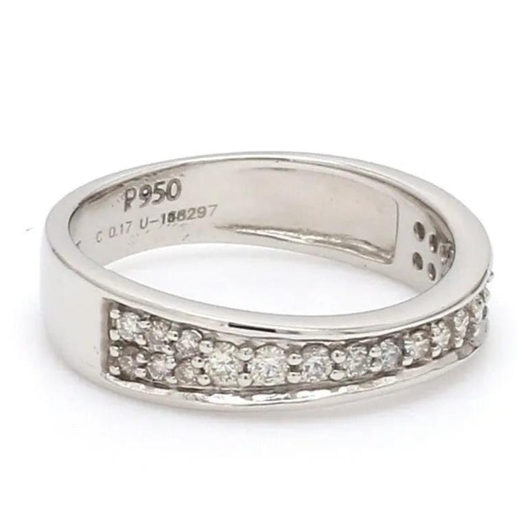 Jewelove™ Rings Complementary Platinum Love Bands with Pathways SJ PTO 211