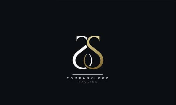 Letter tss logo free stock love abstract Vector Image