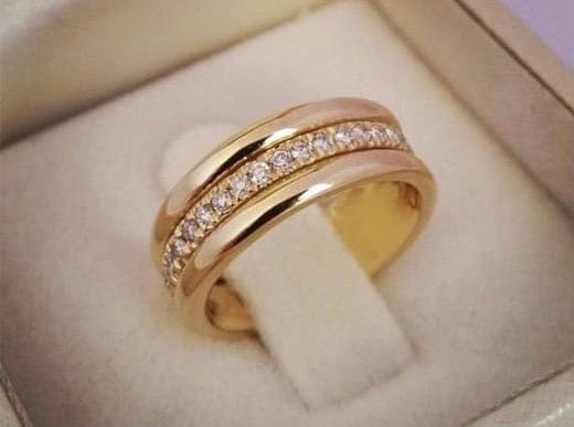 Buy Joker & Witch Margherita Gold Dainty Ring For Women Online
