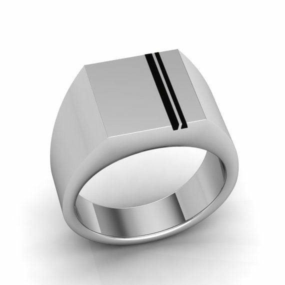 KRYSTALZ Mens Plain Stylish Stainless Steel Finger Rings Pack Of 1 Pieces Stainless  Steel Sterling Silver Plated Ring Price in India - Buy KRYSTALZ Mens Plain  Stylish Stainless Steel Finger Rings Pack
