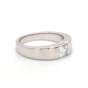 Jewelove™ Customised Platinum Ring with AD