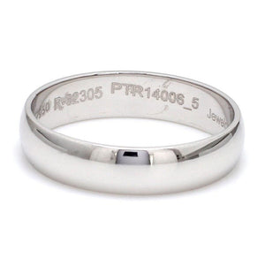 Jewelove™ Rings Customised Sound Wave Platinum Rings JL PT 586