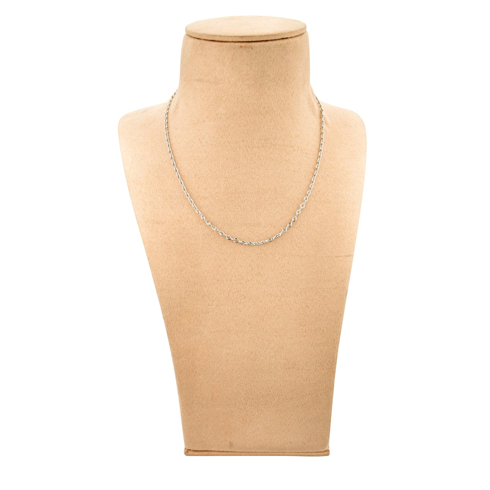 Jewelove™ Chains Designer Curvy Links Platinum Chain JL PT CH 834