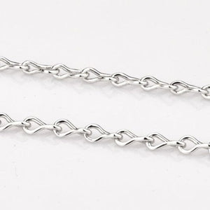 Jewelove™ Chains Designer Curvy Links Platinum Chain JL PT CH 834