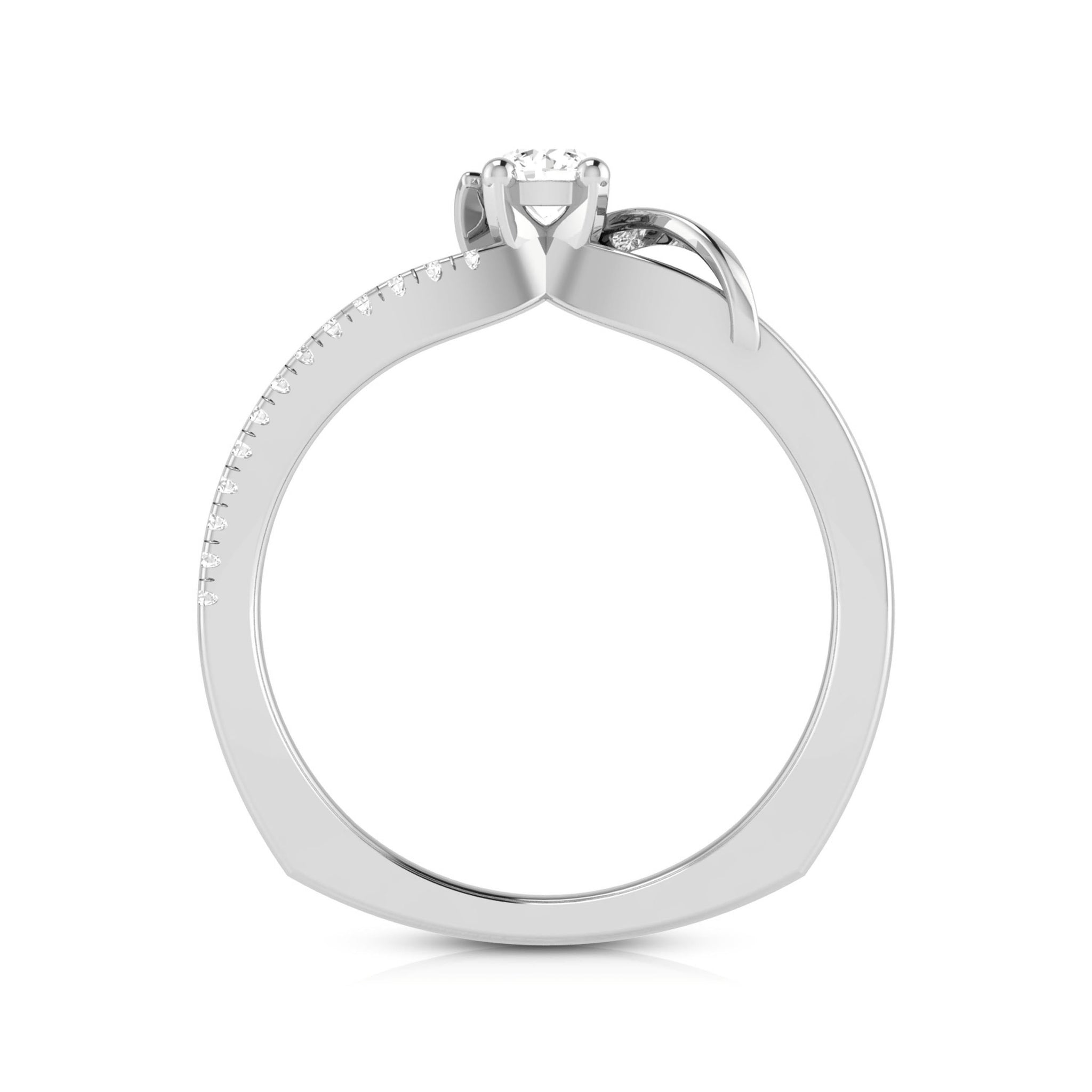 Jewelove™ Rings Designer Diamond Ring for Women JL PT R-39