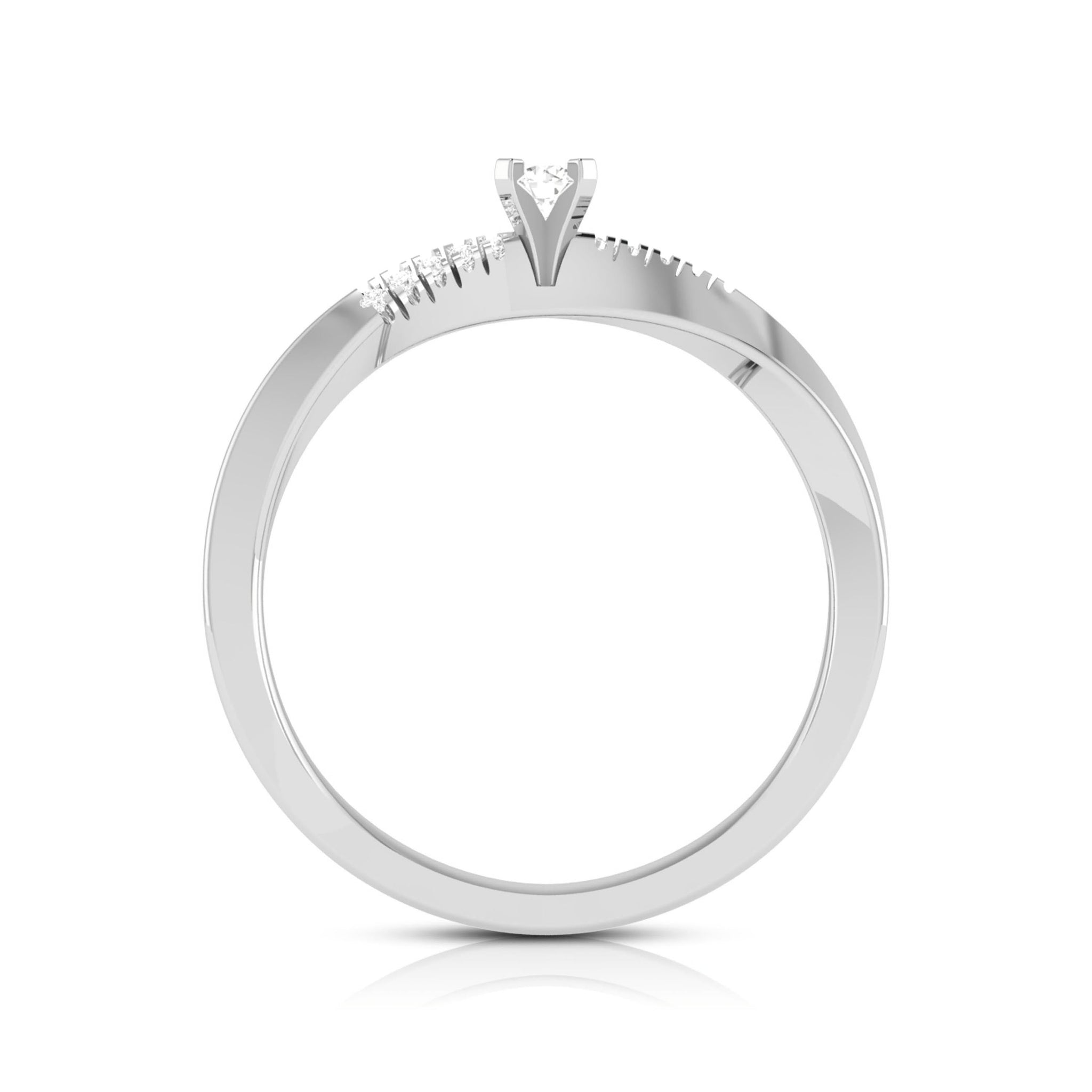 Jewelove™ Rings Designer Diamond Ring for Women JL PT R-44