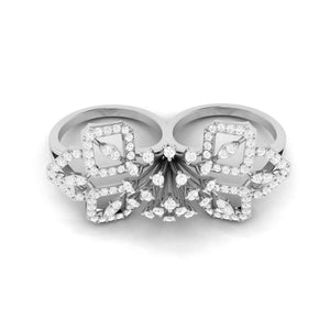 Jewelove™ Rings Designer Diamond ring in Platinum for Women JL PT R-003