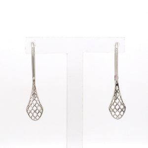 Jewelove™ Earrings Designer Filigree Platinum Earrings for Women JL PT E 198